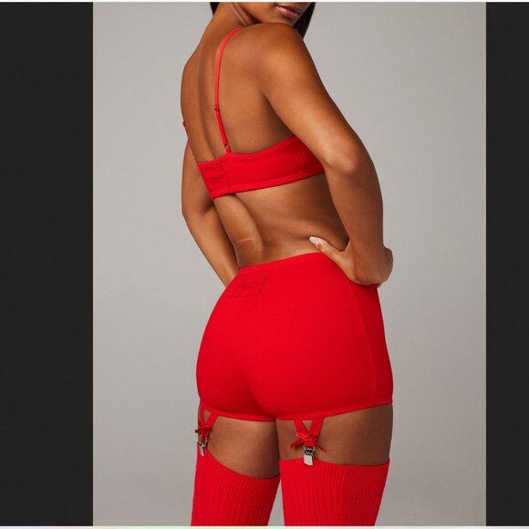 NWT Savage X Fenty Midnight Cruise Garter Short - Picture 4 of 6